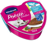 Vitakraft Poésie Salmon And Spinach Jelly Tray (3pack)